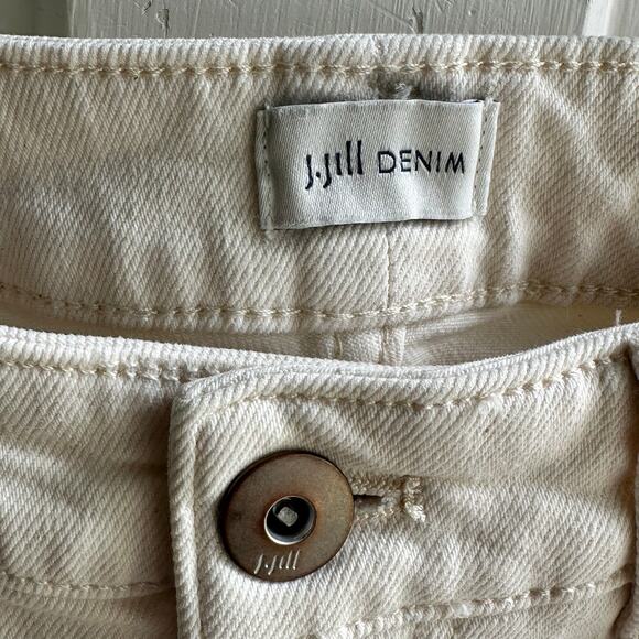 J Jill High Rise Full Leg Crops in Natural Wash NWT - Picture 6 of 11